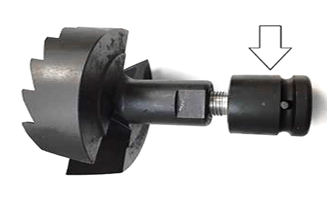 Self-Feed Bit Drive Adapters for 2 Inch Diameter x 17 Inch Long HSS Wood Auger Bit