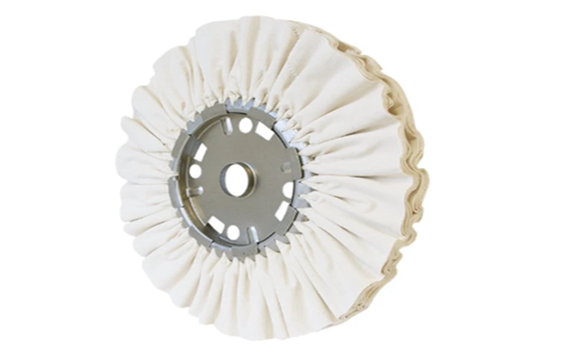 6 Inch Untreated Pleated Buffing Wheel for White Buffing Compound