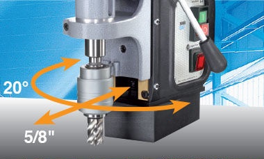 CS Unitec MAB 525 Magnetic Drill swivel base diagram