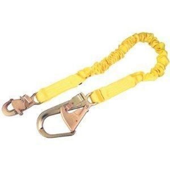 Picture of Shock Absorbing Lanyard / 6' Large Steel Hook End