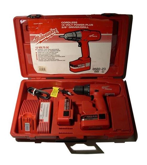 Picture of 3/8?  Milwaukee Drill 3/8 12V 0-360/1100 T-HDL Kit