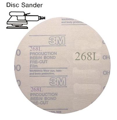 Picture of Microfinishing Film PSA Disc 5 9mic  (Stainless)   25/pack