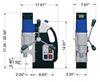 CS Unitec MAB 485 Magnetic Drill in 2-1/16" Drilling Capacity