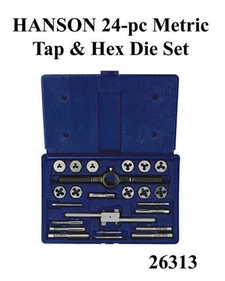 Irwin Hanson 26313 24-pc. Metric Tap & Hex Die Set