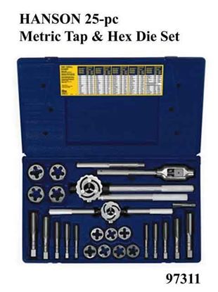 Irwin Hanson 25-pc. Metric Tap & Hex Die Set