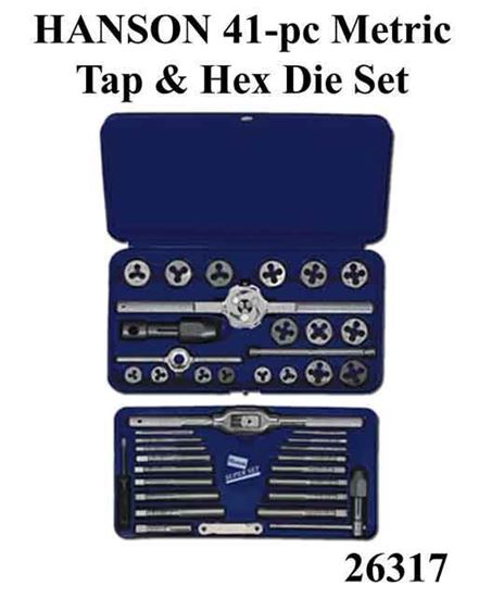 Irwin Hanson 26317 41-pc. Metric Tap & Hex Die Set