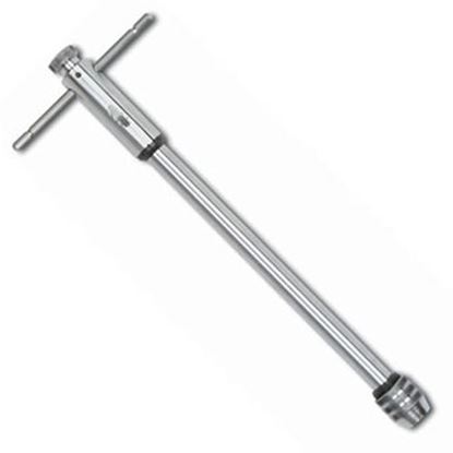T-Handle Ratcheting Tap Wrench for #0 to 1/4" Taps