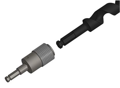 Picture of Quick Change Wood Auger Adapter 7/16M - 5/8F Hex