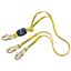 Picture of Shock Absorbing Lanyard | 6' Double Leg Nylon | Standard Hook
