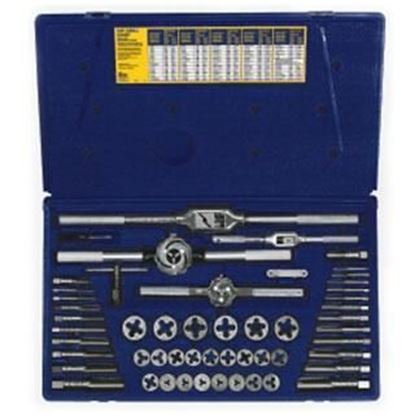 HANSON® 53-pc Machine Screw Fractional Tap & Hex Die Set