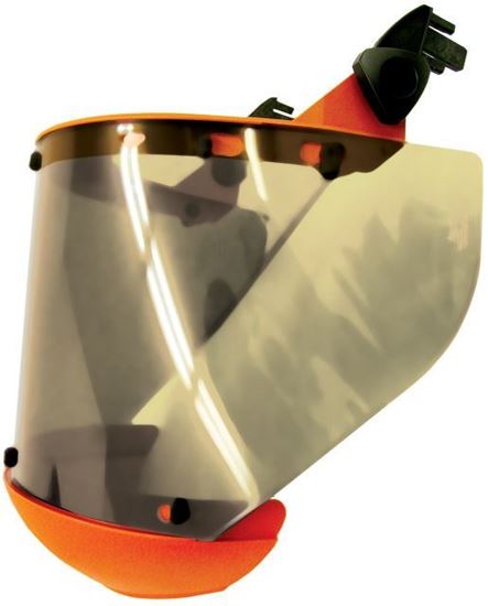 Picture of Face Shield w/ Chin Cup & Hard Hat Bracket | AS1000NZ