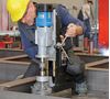 Demo of CS Unitec MAB 1300 Portable Magnetic Drill with 6 Inches in Drilling Capacity