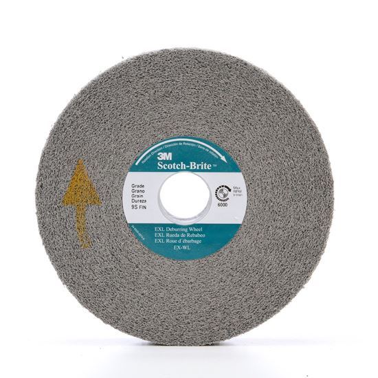 Picture of 3M™ Scotch-Brite™ EXL Deburring Wheel 6 X 1 X 1 8SFIN (09549)