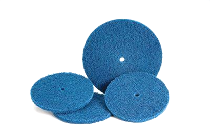 Picture of Scotch-Brite™ High Strength Discs - 6 x 1/2 - Medium - Blue (32517)