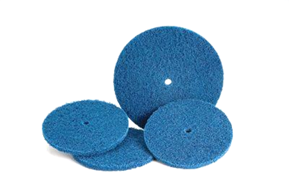 Picture of Scotch-Brite™ High Strength Discs - 8 x 1/2 - Medium - Blue (32518)