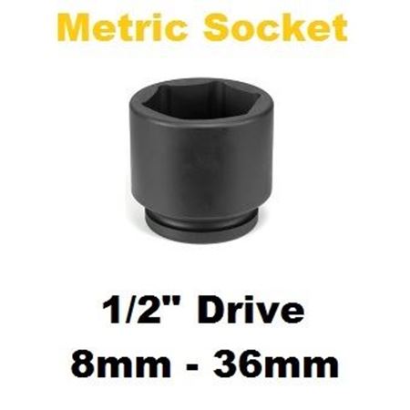 Picture for category 1/2" Drive Metric Standard Impact Sockets