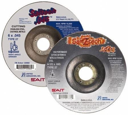 Picture for category Depressed Center Abrasive Wheels 4-1/2"