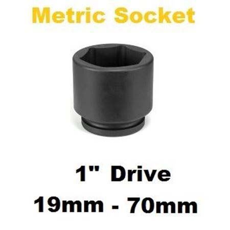 Picture for category 1" Drive Metric Standard Impact Sockets