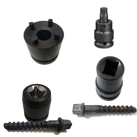 Picture for category Railroad Lag Screw, Torx Bit & Dome Head Impact Sockets