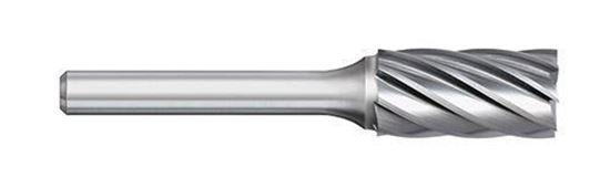 Cylindrical Carbide Burrs - Radius End - Aluminum Cut