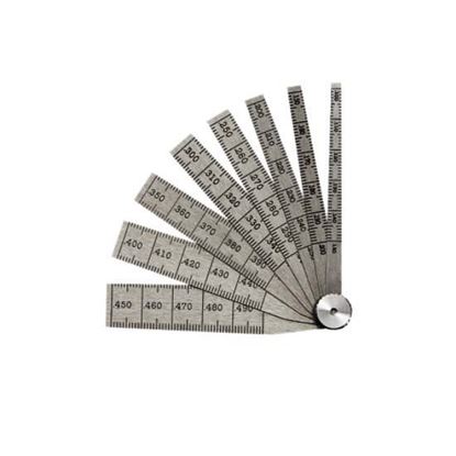 Taper Gage Set / .100-.500" / 8 Leaves