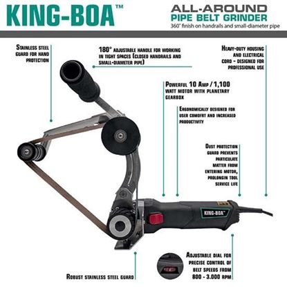 KING-BOA™ Round Tubing Sander