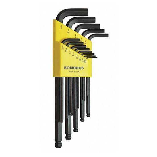 Bondhus #10937 .050" - 3/8" Allen Wrench Set