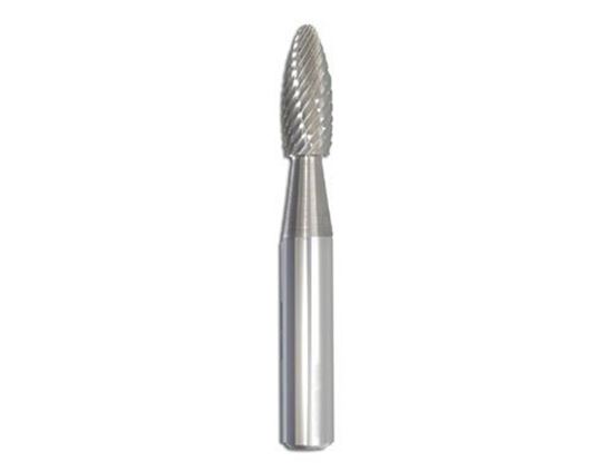 SK-6684 Carbide Burr Flame Shape 1/8" X 1/4"