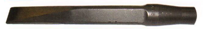 Flat Chisel 15/16" x 12" with .890" Jumbo Shank