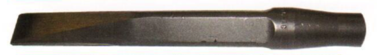 Flat Chisel 15/16" x 18" with .890" Jumbo Shank