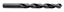 19/64" Diameter Jobber Length Drill Bit