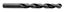 1/2" Diameter Jobber Length Drill Bit