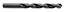 21/32" Diameter Jobber Length Drill Bit